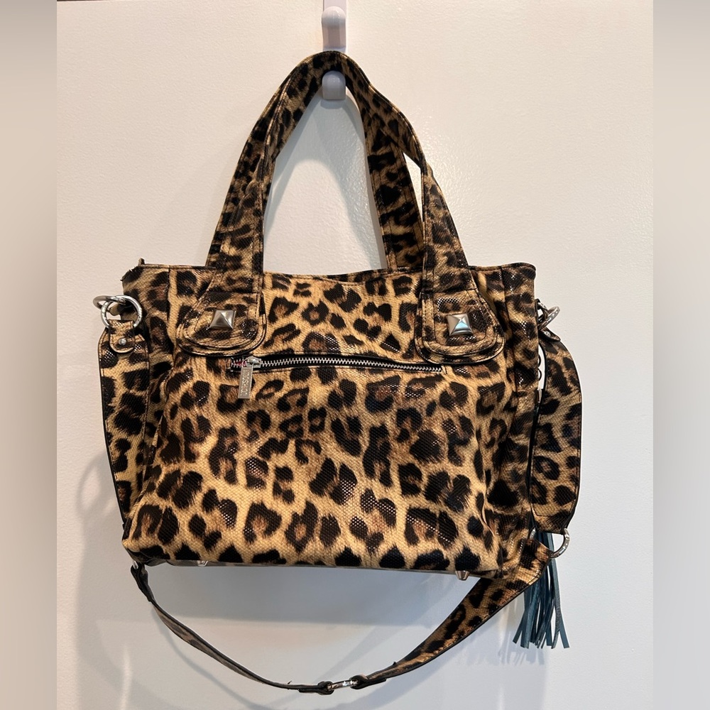 Imoshion Leopard Print Crossbody Bag with Studs designed by Kandee Johnson - Picture 2 of 6